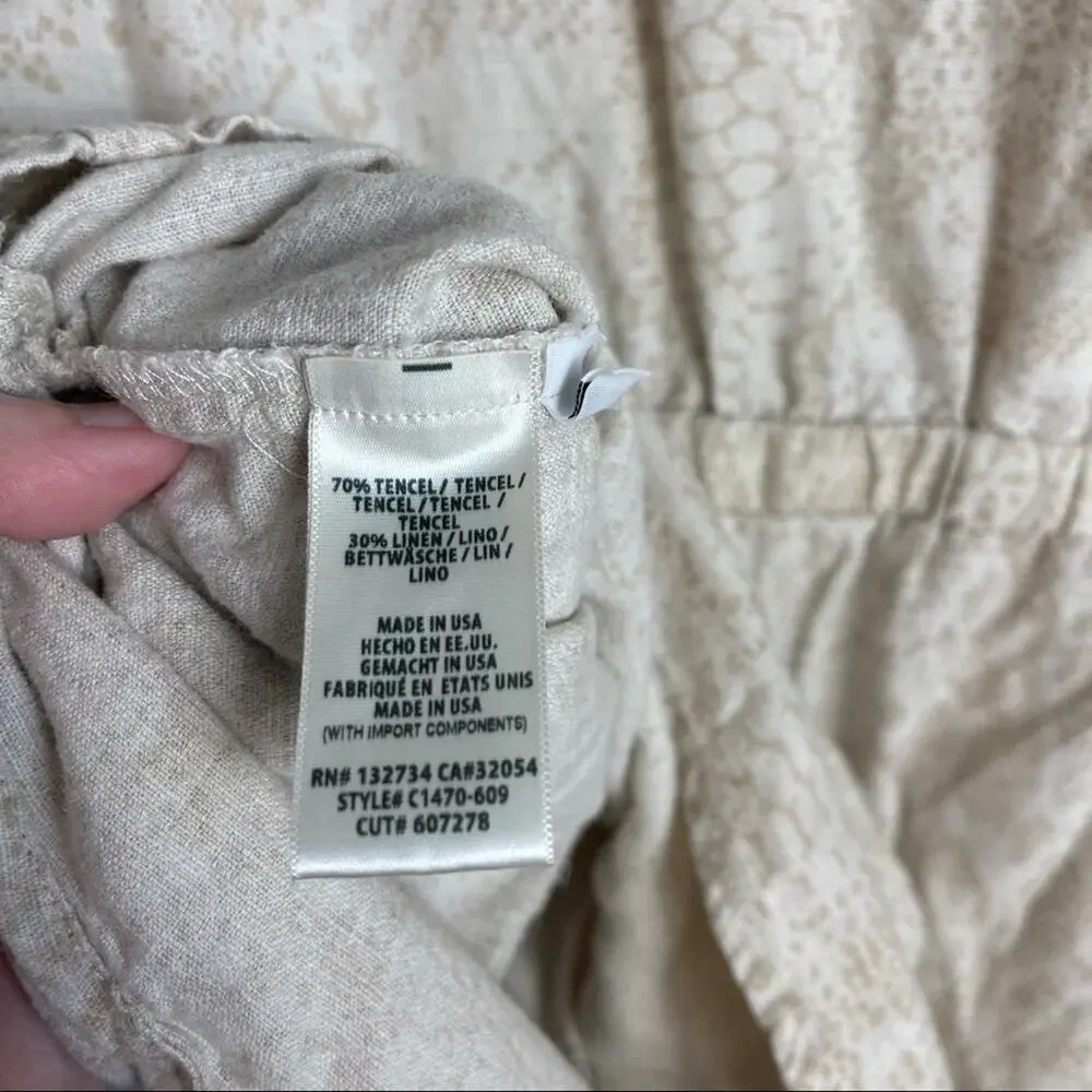 5/$30 Anthropologie Cloth and Stone Snake Print Romper S